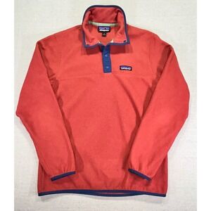 Patagonia Men's Small T-Snap Micro-D Fleece Pullover Synchilla Style